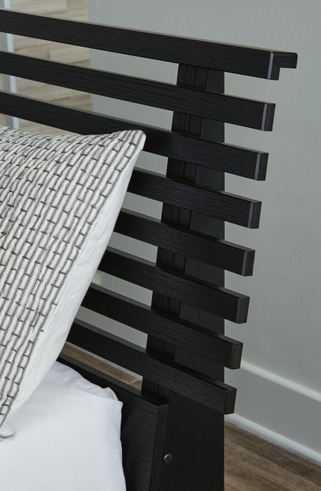Danziar Black Queen Slat Headboard
