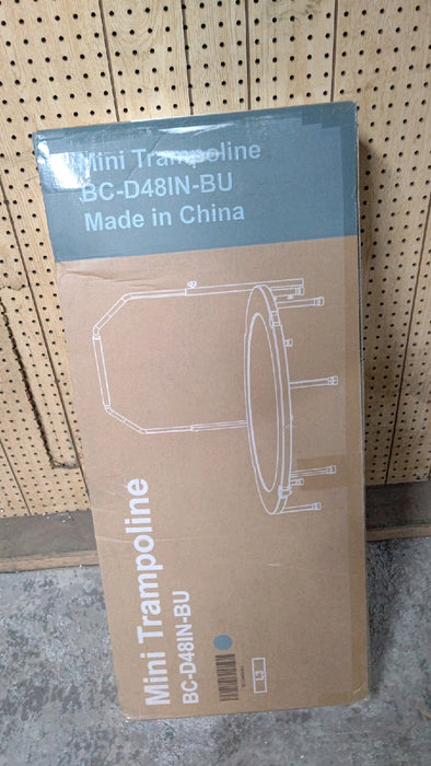 GIANNA 48 Foldable Trampoline Max Load 330lbs, Exercise Trampoline for Adults/Kids, With Adjustable - open_box