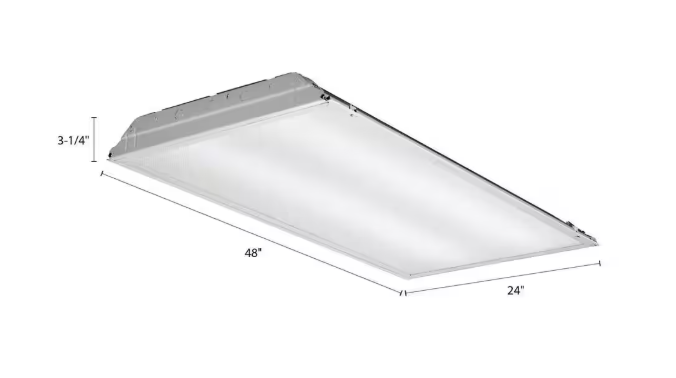 Lithonia Lighting Contractor Select GT 2 ft. x 4 ft. Integrated LED 4000 Lumens 4000K 120V Commercial Grade Recessed Troffer - new