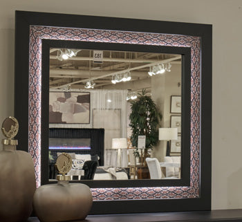 Shoralli Black Bedroom Mirror