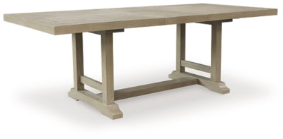 Vallardia Light Grayish Brown Dining Collection