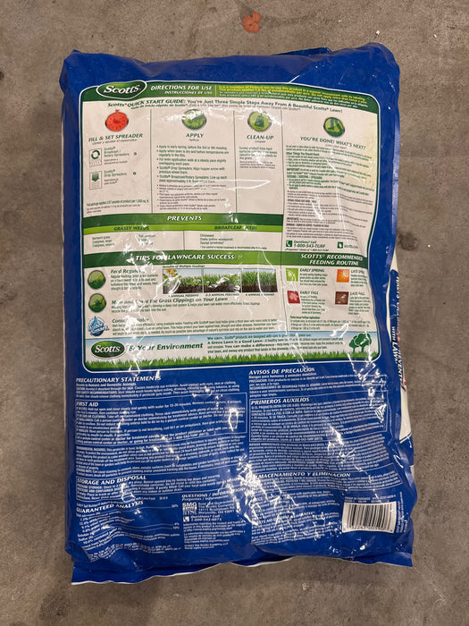 Scotts Turf Builder Halts Crabgrass Preventer with Lawn Food, 16,000 sq.ft - open_box