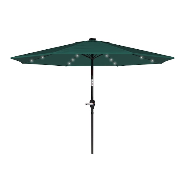 10-Foot Outdoor Patio Umbrella, Hunter Green - open_box