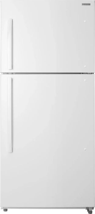Insignia™ - 18 Cu. Ft. Top-Freezer Refrigerator with Handles - White - open_box