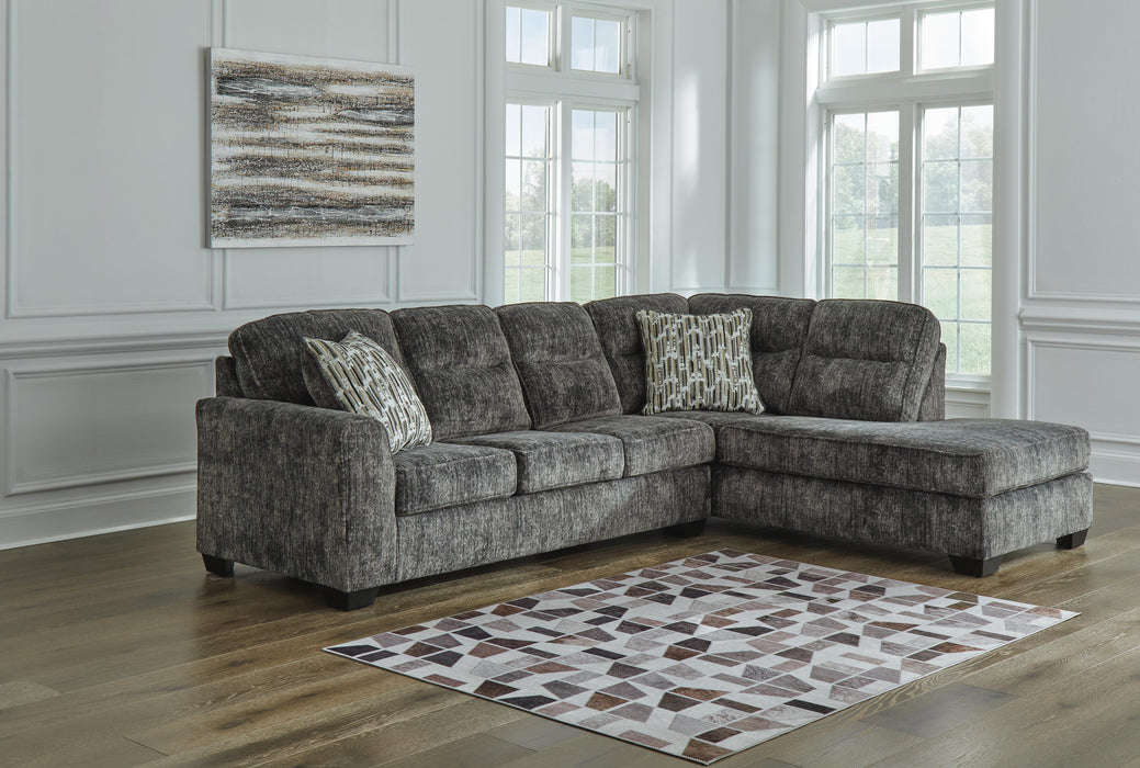 Lonoke Gunmetal Lonoke 2-Piece Sectional with Chaise
