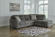 Lonoke Gunmetal Lonoke 2-Piece Sectional with Chaise