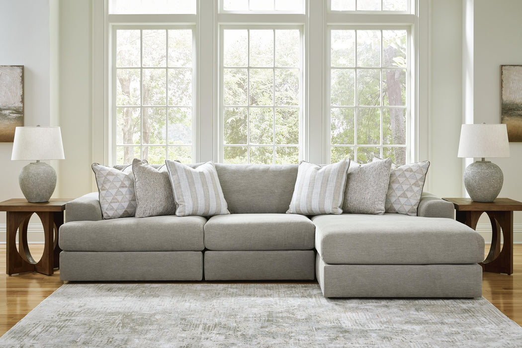 Avaliyah Ash Avaliyah 3-Piece Sectional with Chaise