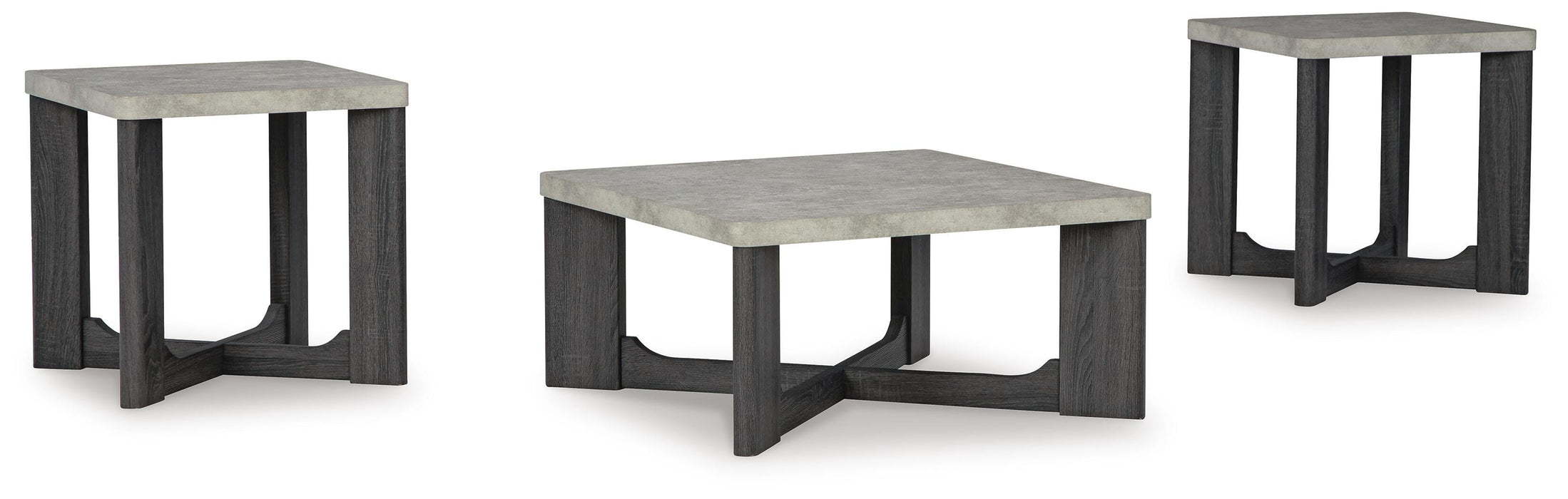 Sharstorm Two-tone Gray Occasional Table Set (3/CN)