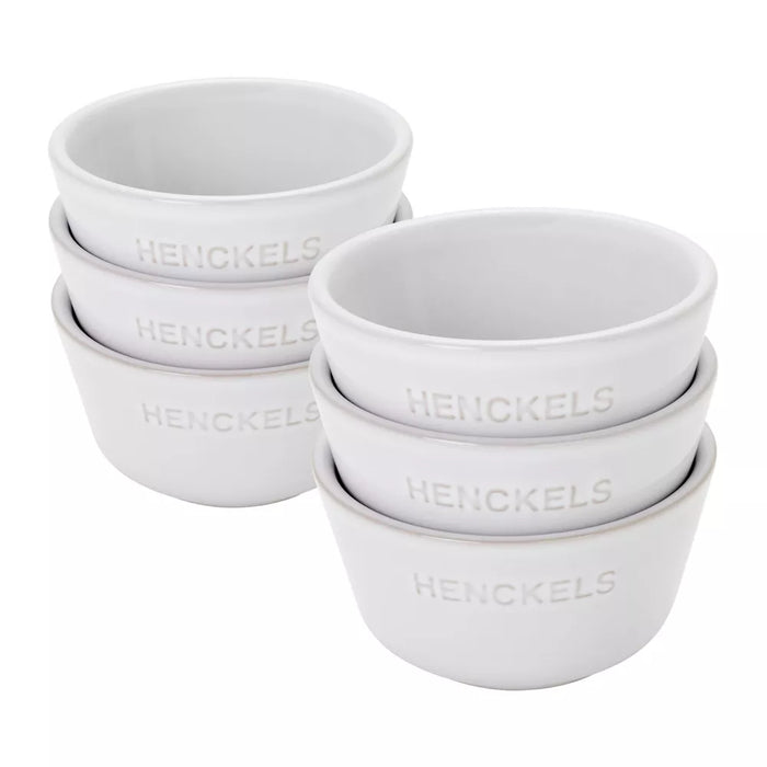 HENCKELS Ceramic 6-pc Round Ramekin Set - open_box