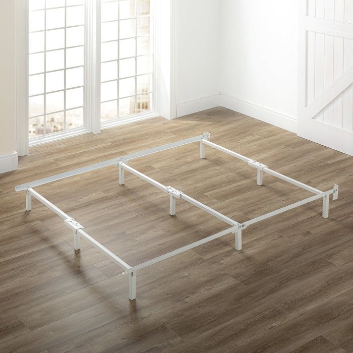 Zinus 7" Compack® Metal Bed Frame, White, Twin - new
