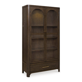 Darimore Burnished Brown Display Cabinet