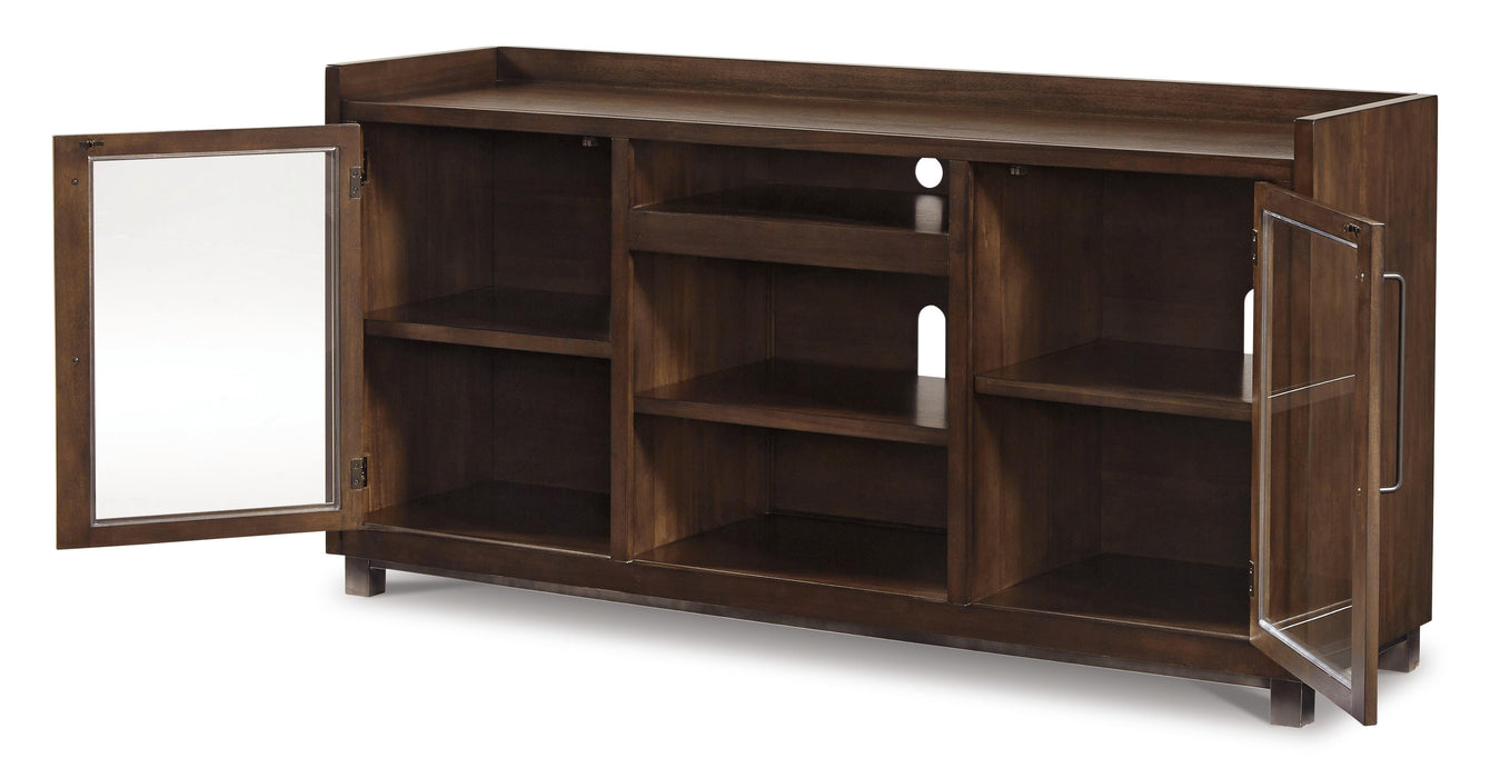 Starmore Brown Starmore 70" TV Stand with Electric Fireplace