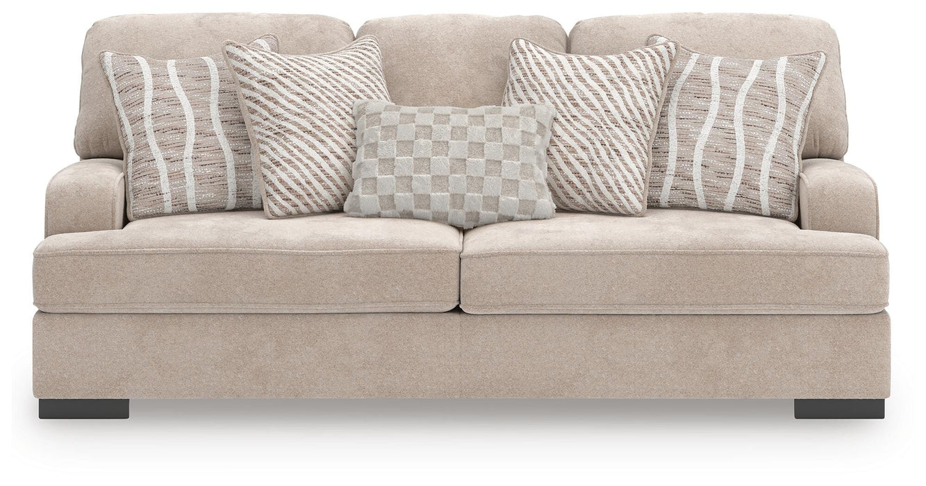 High Profile Taupe Sofa