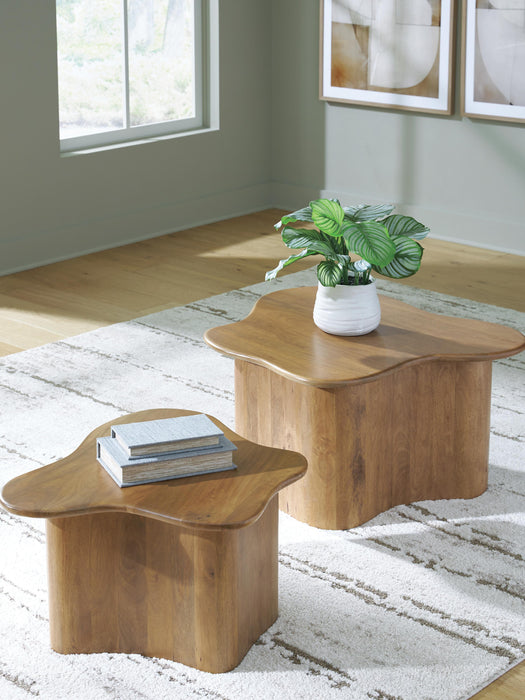 Abeford Brown Accent Cocktail TBL Set (Priced Per Item, Must Order 2, 4, 6, or 8)