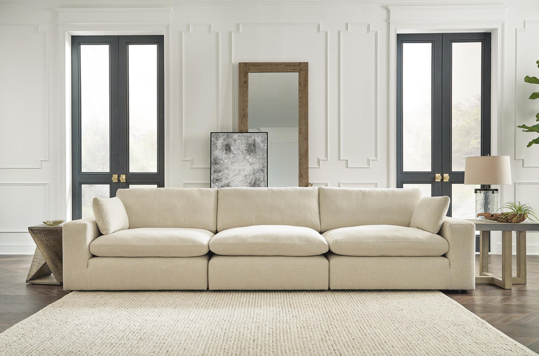 Elyza Linen Elyza 3-Piece Sectional Sofa