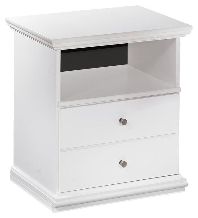 Bostwick Shoals White One Drawer Night Stand