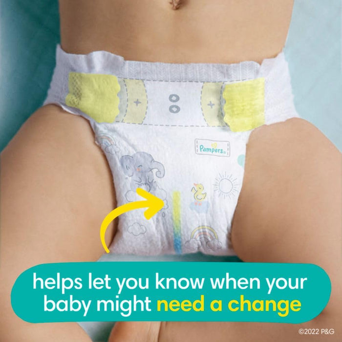 Pampers Swaddlers Diapers - Size 4, One Month Supply (150 Count), Ultra Soft Disposable Baby Diapers - open_box