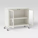 2 Door Metal Rolling Locker Storage Cabinet Chalk White - Room Essentials™
