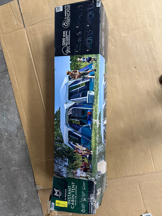 Member's Mark 12-Person Instant Cabin Tent with LED Lighting - new