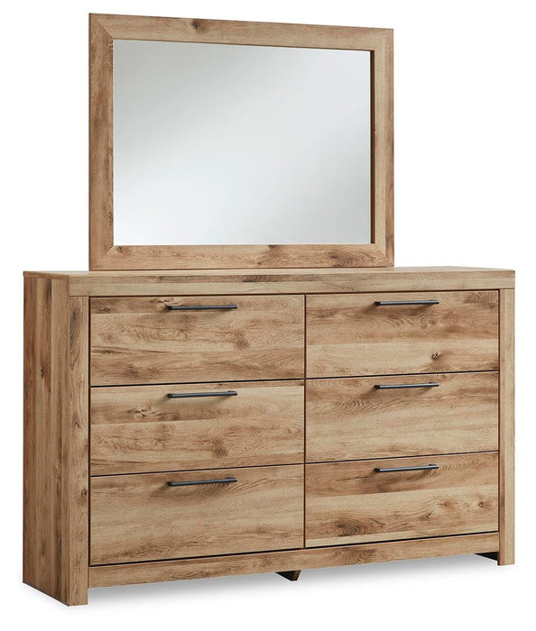 Hyanna Tan Brown Hyanna Dresser and Mirror