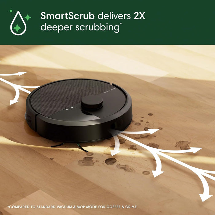 iRobot Roomba Plus 405 (G185) Combo Robot Vacuum & Mop with AutoWash Dock - Spinning Mop Pads, Self-Empties, Pad Washing & Drying, Self-Cleaning, Pad-Lift, LiDAR Navigation | Spinning pads, LiDAR navigation, pad washing and drying, self-cleaning