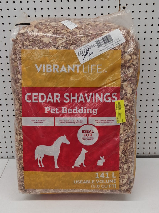 Vibrant Life Cedar Wood Pet Bedding, 141 L Bag - new