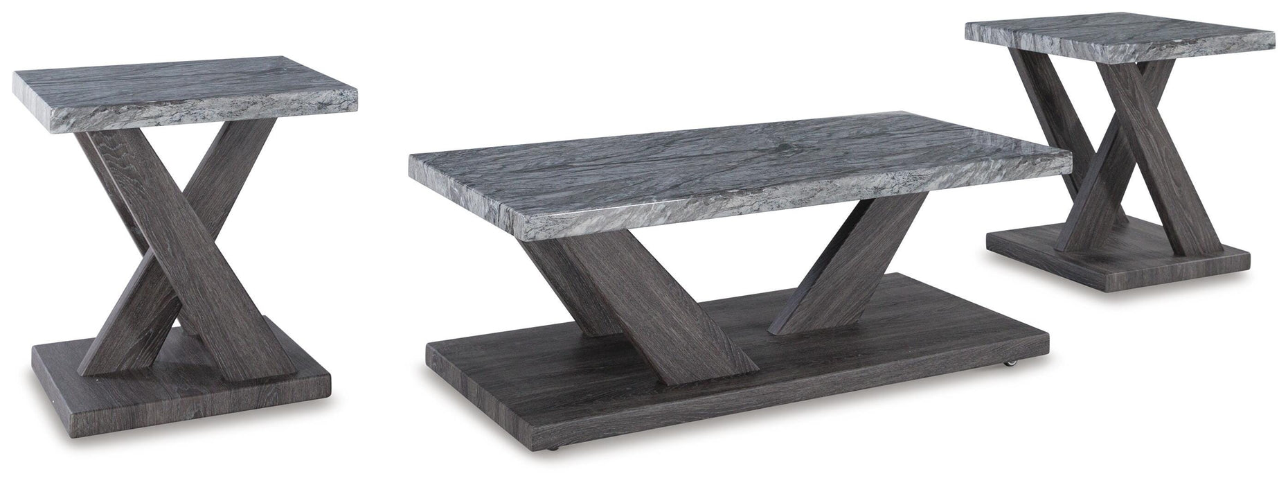 Bensonale Brown/Gray Occasional Table Set (3/CN)
