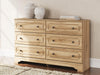 Galletyn Warm Brown Six Drawer Dresser