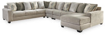 Ardsley Pewter Ardsley 5-Piece Sectional with Chaise