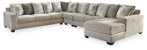 Ardsley Pewter Ardsley 5-Piece Sectional with Chaise