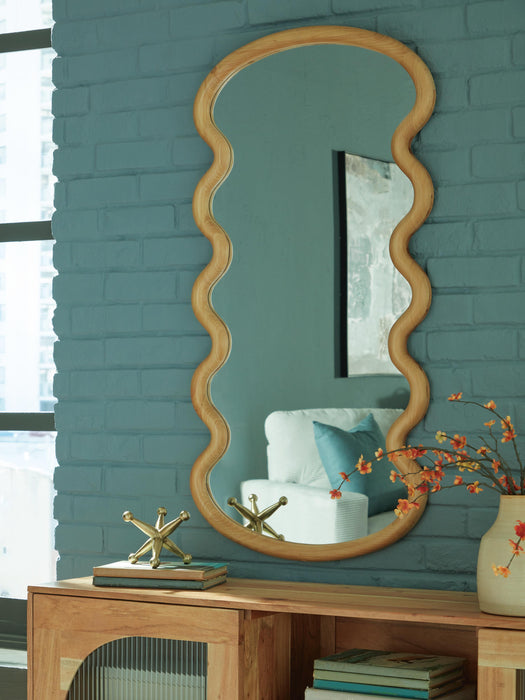 Serendis Brown Accent Mirror