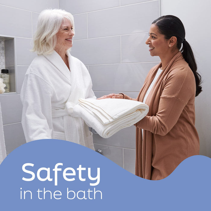 Medline Bath Chair, Bench, Seat, Stool for Disabled, Seniors & Elderly Bathroom Transfer Inside Shower/Tub/Bathtub – 400 Lbs. Capacity, Gray - open_box