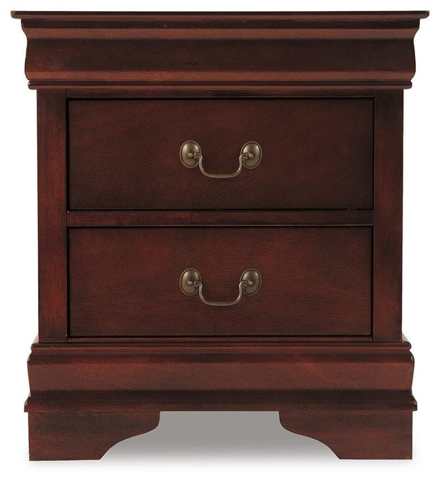 Alisdair Reddish Brown Two Drawer Night Stand
