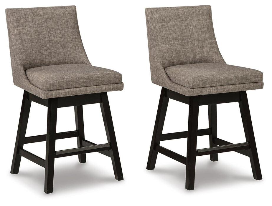 Tallenger Light Gray UPH Swivel Barstool (Priced Per Item, Must Order 2, 4, 6, or 8)