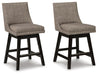 Tallenger Light Gray UPH Swivel Barstool (Priced Per Item, Must Order 2, 4, 6, or 8)