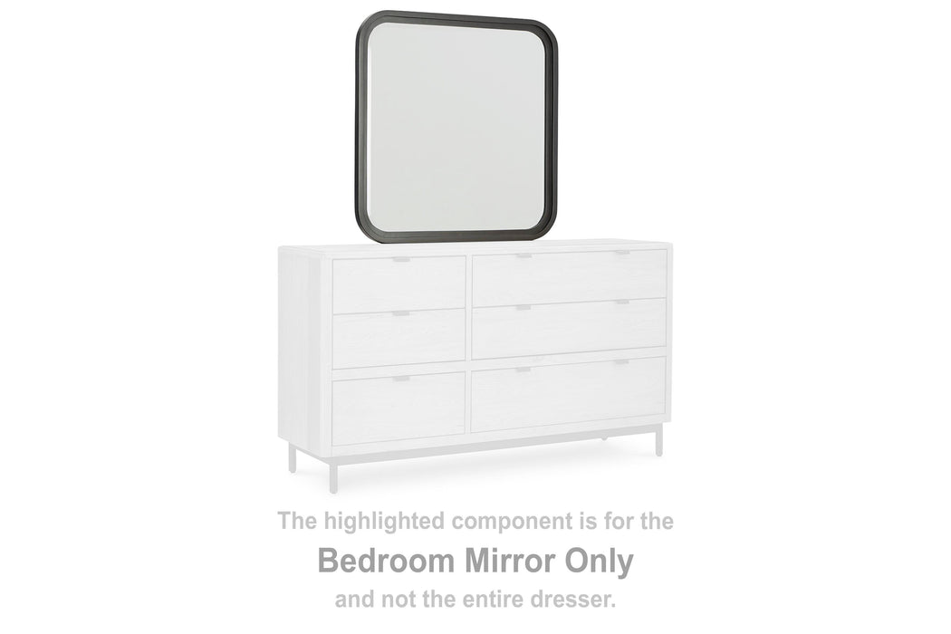 Freslowe Black Bedroom Mirror