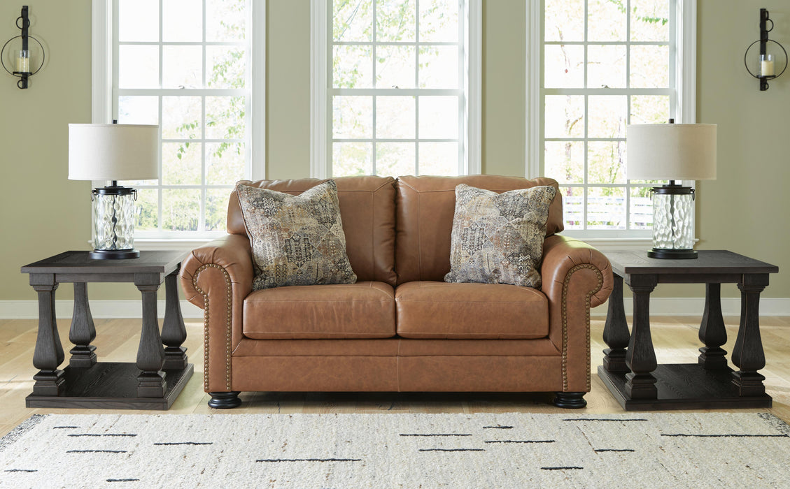Carianna Caramel Loveseat