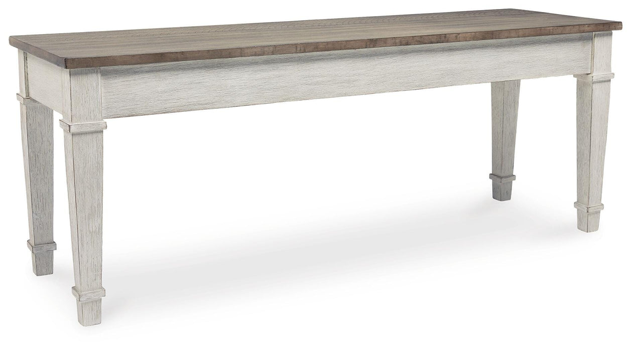 Skempton White/Light Brown Storage Bench