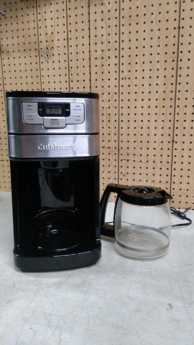Cuisinart DGB-400 Automatic Grind and Brew 12-Cup Coffeemaker with 1-4 Cup Setting and Auto-Shutoff, Black/Stainless Steel - use_like_new
