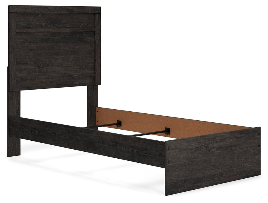 Belachime Charcoal Belachime Twin Panel Bed