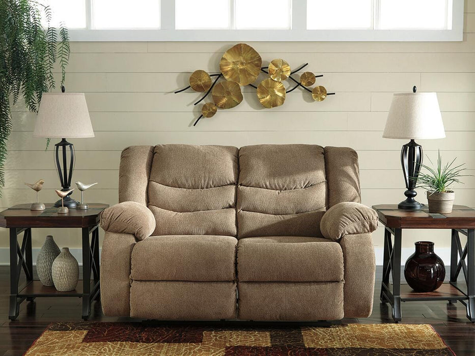 Tulen Mocha Reclining Loveseat