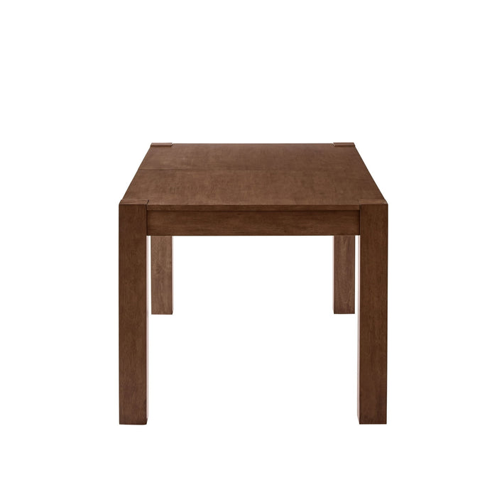Better Homes & Gardens Bryant Solid Wood Extendable Dining Table, Walnut Finish - new
