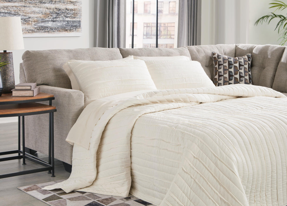 Mahoney Pebble Mahoney 2-Piece Sleeper Sectional with Chaise