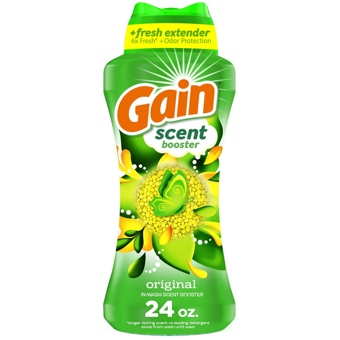 Gain Fireworks In-Wash Scent Booster Laundry Beads, Original Scent, 24 oz - open_box
