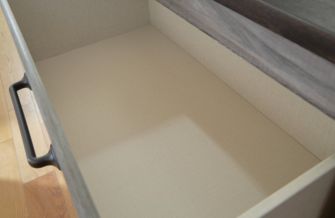 Bronyan Dark Gray Bronyan Dresser and Mirror
