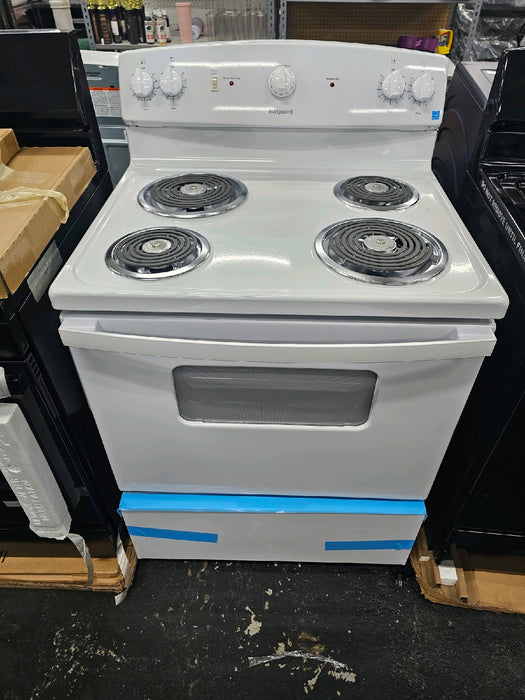 Hotpoint 30-in 4 burners 5.0-cu ft Freestanding Electric Range ( White ) - new