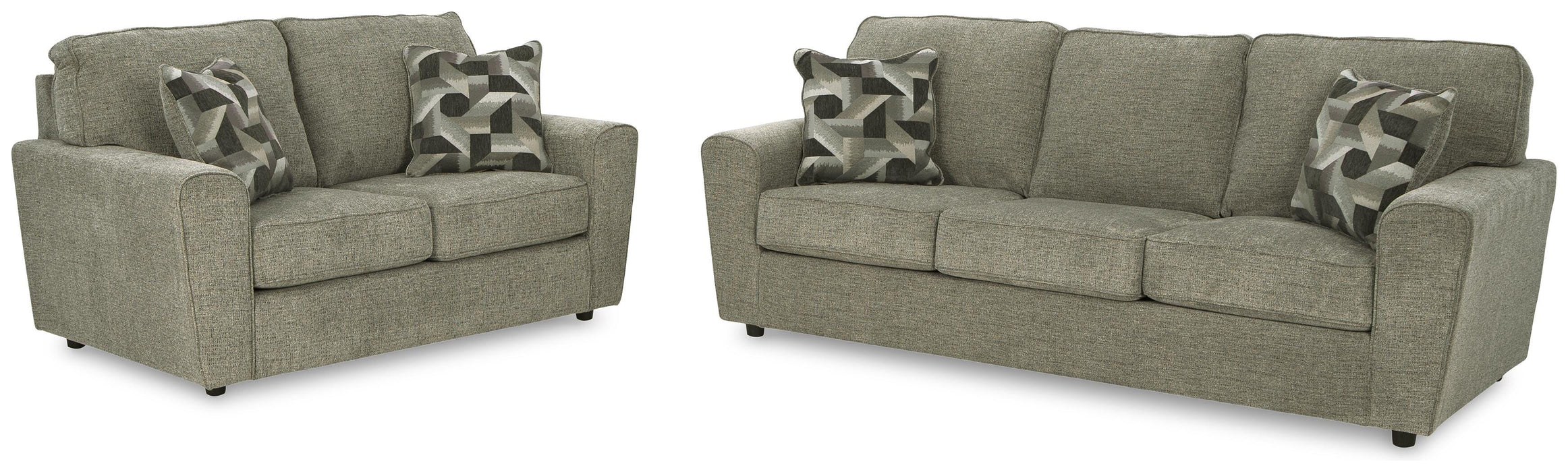 Cascilla Pewter Cascilla Sofa and Loveseat