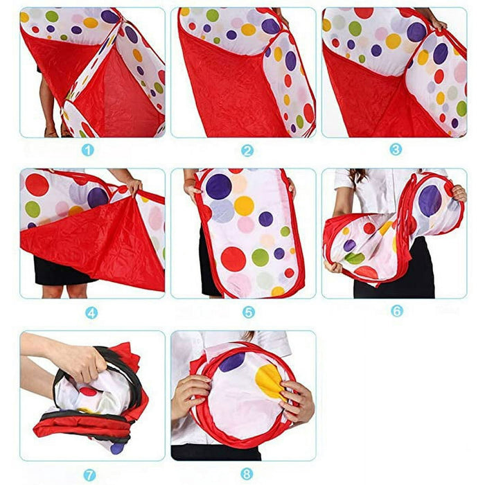 TrendBox 1.2M Collapsible Ocean Ball Basketball Tent Play House Foldable Easy Folding Indoor Outdoor For Baby Children Kids - new