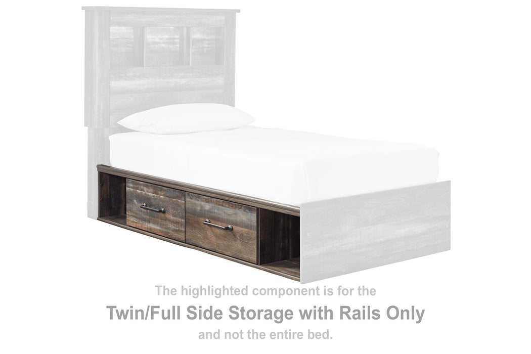 Drystan Multi T/F Side Storage w/Rail