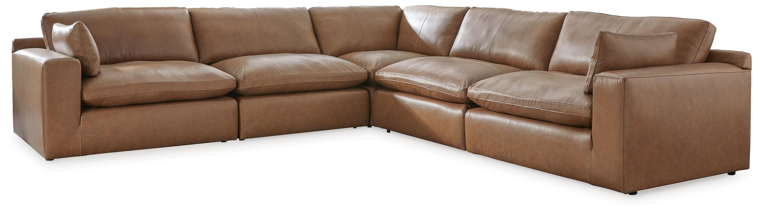 Emilia Caramel Emilia 5-Piece Sectional